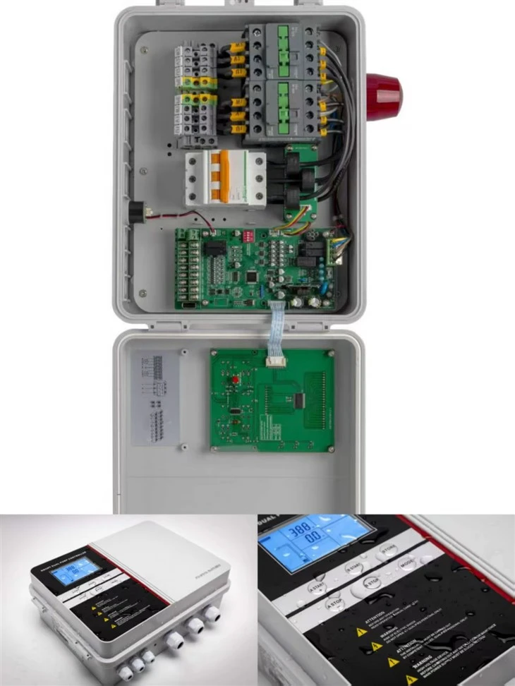 Panou de control al pompei trifazate 0,75-4kw